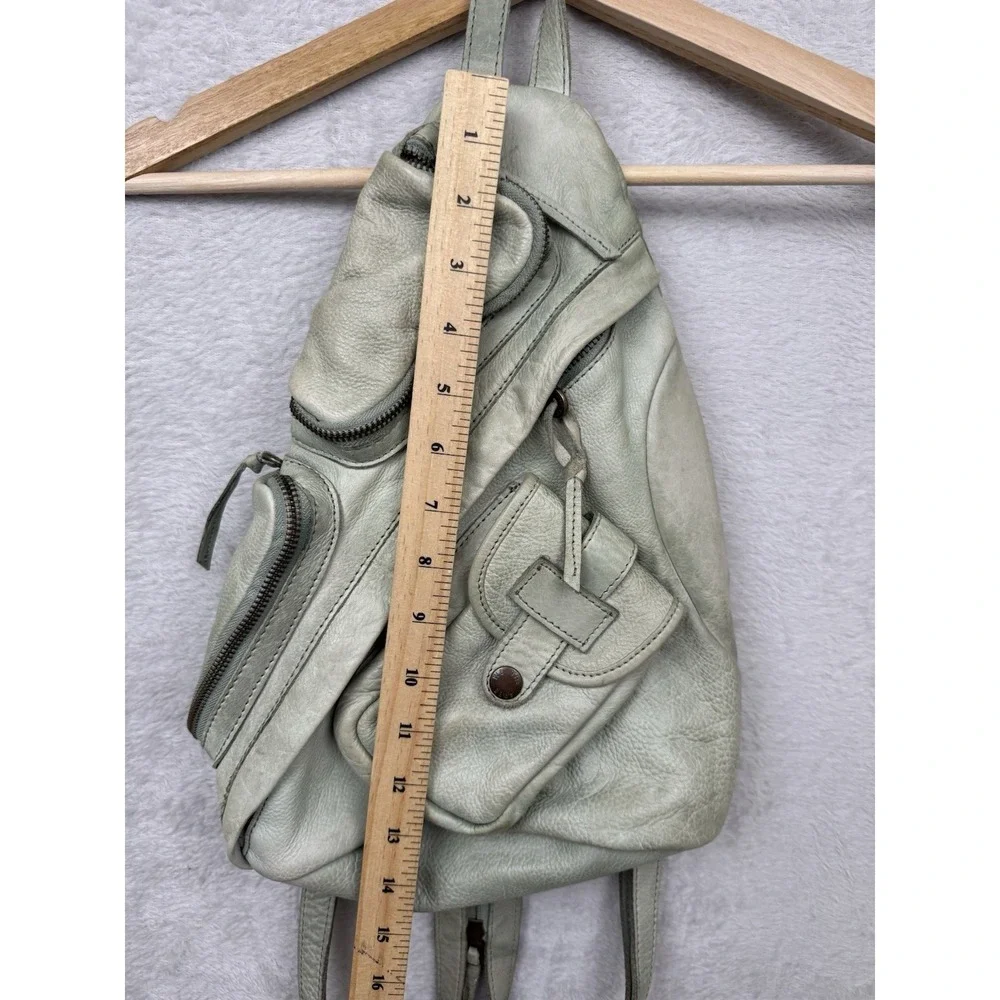 Free People We The Free Sparrow Convertible Sling Distressed Leather Backpack